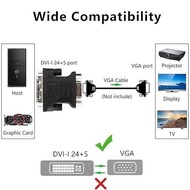 LCMNCLL EASYIDEA VGA Female to DVI-I Dual Link Male Adapter 24+5