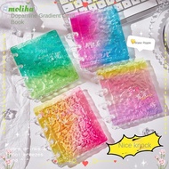 MOLIHA Card Album, Colorful Crushed Ice PP Photocard Binder, 2025 3 Inch with 20 Internal Pages Mini