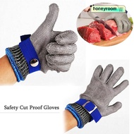 HONEYROOM Protection Gloves Work Mesh Butcher Mittens Hand Protection Stab Resistant Glove