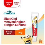 Colgate Kids Minion Bubble Fruit Toothpaste 40g - Children's Toothpaste Kids Toothpaste