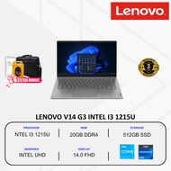 Laptop Terbaru Lenovo Ideapad V14 G3 Intel i3 Gen12 Ram 20GB 512GB SSD