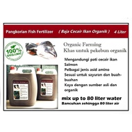 Baja organik cecair Ikan (4 liter)/Liquid Fish fertiliser/organic[Pangkorian] from Salmon Fish Perta