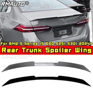 For BMW 5 Series G60 525i 530i Rear Trunk Spoiler Rear Trunk Wing for BMW 5 Series G60 525i 530i 202