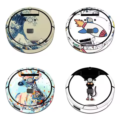 Provide Customized Custom Vinyl Cartoon Sticker for iRobot 960 970 980 Vacuum Cleaner Skin Protectiv