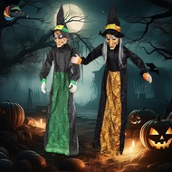 chulisia Halloween Hanging Witch Halloween Decoration Theme Park Horror Layout 67 Spooky Prop Creepy
