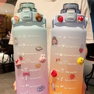 2000 DRINKING BOTTLE 3D GRADUATED MOTIFML WITH FULL 3D STICKERS