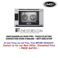 UNOX BAKERLUX SHOP PRO - TOUCH ELECTRIC CONVECTION OVEN (MANUAL OPENING) 4*600x400 ~ XEFT-04EU-ETDP