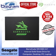 Seagate BarraCuda 120 SSD Internal Solid State Drive (250GB / 500GB / 1TB / 2TB) Desktop PC, Laptop (5-Year SG Warranty)