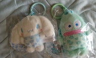 （現貨）Sanrio公仔 掛飾 掛件 吊飾 豹紋愛心 Fuwa Chibi Friends Hello Kitty Melody Kuromi 布甸狗 玉桂狗 Usahana 小麥粉 水怪 鐵環扣