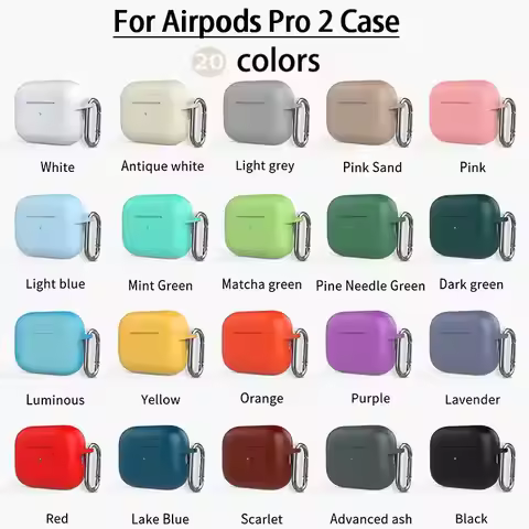 Case For Apple Airpods Pro 2 Case earphone accessories Bluetooth headset silicone Apple Air Pod Pro 
