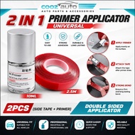 Car 2 in 1 Primer + Double Side Tape Applicator 10ml Perodua Myvi Bezza Alza Axia Proton Saga Person