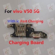 Charging board flex for VIVO V50 5G V2427 motherboard Main board flex cable