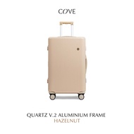 COVE Quartz V.2 กระเป๋าเดินทางล้อลาก โครงอลูมิเนียม ล้อ Hinomoto 20, 24, 29 นิ้ว รับประกัน 3 ปี Hazelnut 20 นิ้ว (carry on)