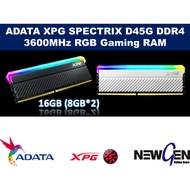 ADATA XPG SPECTRIX D45G DDR4 3600MHz RGB Gaming RAM 16GB(8GB*2)