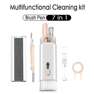 7 In 1 Portable Cleaner Kit Laptop Screen Mobile Phone Headset Dust Cleaner Pen Multifunctional Computer Keyboard Cleaning Brush