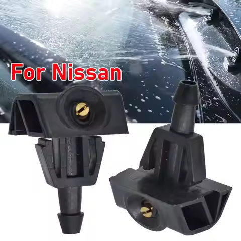 2Pcs Car Windshield Washer Spray Nozzle For Nissan TIIDA SYLPHY XTrail Auto Accessories Front Wiper 