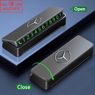 Mercedes Benz Car Parking Phone Number Plate Box Hidden Luminous Holder For W212 W204 W220 W206 W124