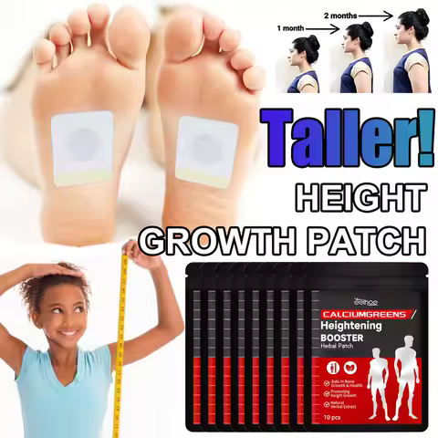 Height Growth Patch Plantar Acupoint Sticker Calcium Supplement Vitamin D Promotes Bone Growth Natur