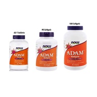Now Adam Multivitamins for Men, 60 / 90 / 180 with Saw Palmetto, Lycopene, Alpha Lipoic Acid, CoQ10