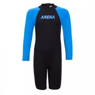 Arena - arena 小童泳裝 經典款 長袖抓毛保暖連身衣