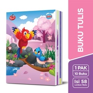 Buku Tulis SIDU Garis 58lembar / 1pack Buku Tulis SIDU 58lembar