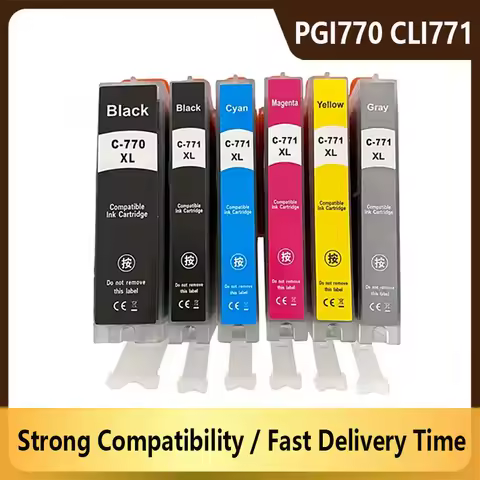 PGI770 CLI771 pgi-770 cli-771 Compatible Ink Cartridges For canon PIXMA MG5770 MG6870 MG7770 TS5070 