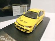 Mark43 1 43 Mitsubishi Lancer 3rd Generation Modified Sports Car Model GSR Evo III CE9A Yellow Custo