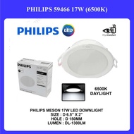 ROUND PHILIPS 59466 17W inch LED DOWNLIGHT 6Inch 6500K/4000K down twice light lamp