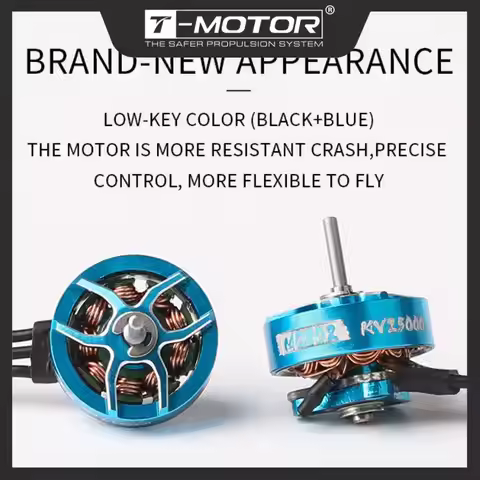 T-MOTOR T-HOBBY Drones DIY Parts M0802 KV22000 KV25000 KV27000 31mm Tiny Brushless Motor Indoor Raci