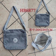 【Ready Stock】 Kipling one shoulder men's and women's light canvas messenger bag HB6877