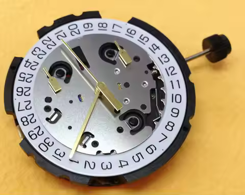New ETA G10.211 Date At 4 O'Clock Swiss Chronograph Quartz Watch Movement