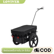 Bike Cargo Trailer Bike Wagon Trailer Heavy Duty Portable Multipurpose Detachable Grocery Trailer Ca