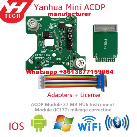 Yanhua ACDP Module37 for MB HU6 IC177 cluster A167/A213/A247 chip R7F701403 A/B/CLA/GLA/GLB mileage 