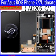 6.78" Original  AMOLED For Asus ROG Phone 7  ROG7 LCD AI2205_C Display Touch Screen Digitizer Assemb