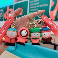 keychain mathcing matching keychain keychain anime Cross-Border Cartoon South Park Keychain Pendant 
