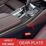 Carbon Fiber Car Interior Accessories Gear Panel for BMW 5 6 Series G30 G31 G38 Car Accessories