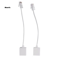 2 socket 8P4C / RJ45 male RJ11 6P4C to female M / F Adapter telephone Ethernet