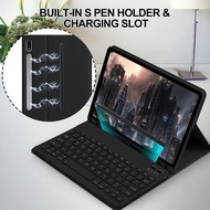 Bluetooth Keyboard Case For Samsung Galaxy Tab A9 Plus 2023 Come With 2.4G+BT Mouse Built-in Magnetic S-Pen Holder For Samsung Galaxy Tab A8 2021/A9 Plus 2023