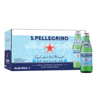 San Pellegrino Sparkling Natural Mineral Water 24 x 250ml (Glass Bottle)