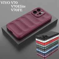 VIVOV70 Shockproof Liquid Silicone Case For Vivo V70 Elite FE Lite V 70 VIVOV 70 V70Fe 4G 5G Casing 