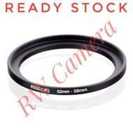 Step Up Filter Ring 52 to 58 52mm to 58mm 52-58mm To Adapter Converter Camera Lens Filter