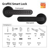 Tuya Bluetooth Smart Lock Biometric Fingerprint Lock Smart Door Lock Password Electronic Digital Loc