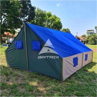 Tenda Pramuka Murah , Tanpa Alas Dan Tanpa Tiang  Bahan Parasit Waterproof Warna Random