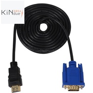 HDTV  Gold Male To VGA HD-15 Male 15Pin Adapter Cable 6FT 1.8M 1080P