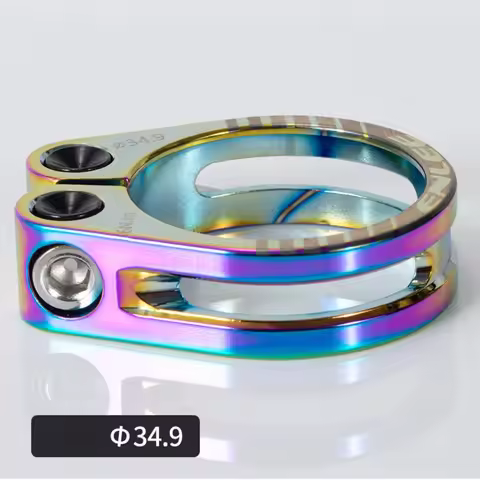 Aluminum Alloy Bike Seat Clamp Black Red Blue Multicolor Lightweight Bicycle Seatpost Clamp 31.8 34.