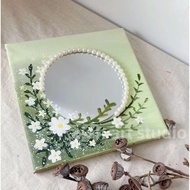 [DIY PAINTING] Handmade Diy Mirror Irregular Mirror Oil Painting