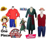 Japan Comic One Piece Roronoa Zoro Costume Cosplay Kid and Adult