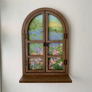 ❇พร้อมส่ง Jnihouse  ภาพติดผนัง กรอบหน้าต่าง (เปิดได้)✥