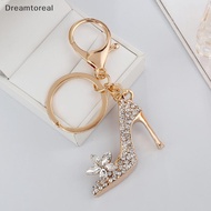[DMT] High Heel Shoe Keychain Crystal Purse Car Key Chain Bag Decorative Alloy Keyring [hot sale]