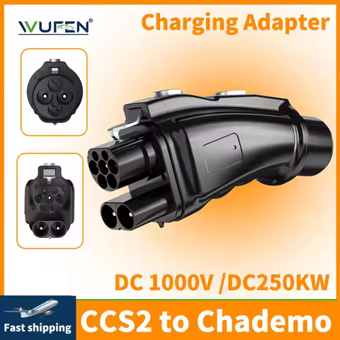 WUFEN CCS2 to CHAdeMO EV Converter Adapter 250A 1000V 250KW EU DC Charging Station to Japan EV Charg